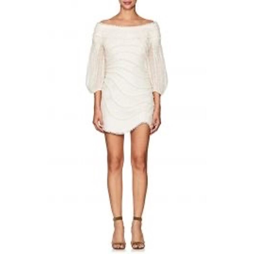 Zimmermann Cream Off-Shoulder Midi Dress
#8179